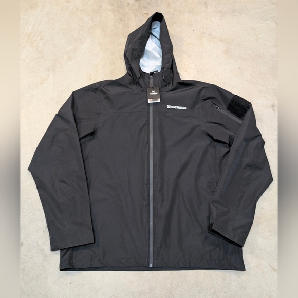 The North Face Other - NWT Baerskin Tactical Mens L Rain Jacket Black Full Zip Hooded